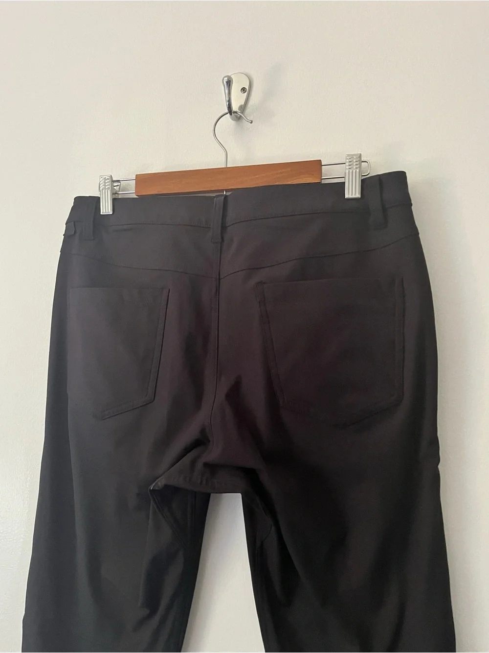 Lululemon ABC 5 Pocket Pant Slim Fit Black 32 X 30 Warpstreme LM5AD9S